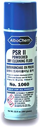 BAIJAC Replacemelt for AlbaChem PSR II Powdered Dry Cleaning Fluid Can Spray Spot Remover 12.5 Oz