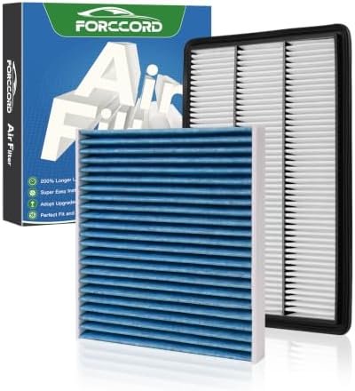 Cabin & Engine Air Filter Kit for INFINITI QX50 2.0L 2019-2025 by Forccord
