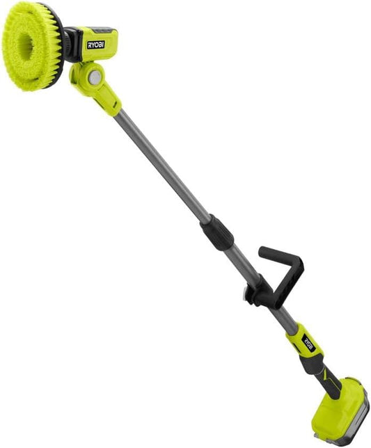 RYOBI 18-Volt ONE+ Cordless Telescoping Power Scrubber P4500 (Tool Only)