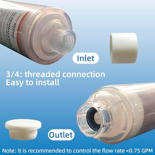 Spotless Water System for Car Wash, Inline DI Deionizer Transparent Housing - Image 5