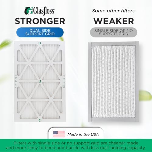 Glasfloss ZL 22x22x2 MERV 10 Pleated AC Furnace Air Filters. 4-Pack - Image 4