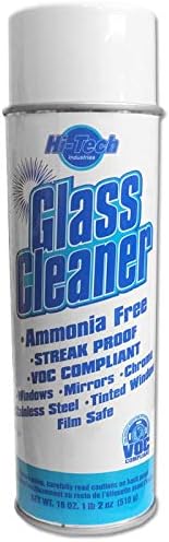 HI-TECH Glass Cleaner, Ammonia Free (12 Pack)