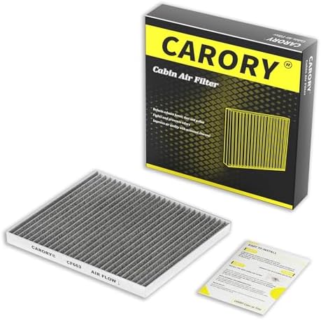 CARORY Cabin Air Filter w/Activated Carbon for 2008-2017 Buick Enclave, 2009-2017 Chevy Traverse, 2007-2016 GMC Acadia, 2017 GMC Acadia Limited, 2007-2010 Saturn Outlook, CF11663, 20958479, CF663 by Carory