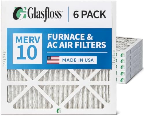 Glasfloss 16x16x2 MERV 10 Pleated Furnace Air Filters. Box of 6 - Image 7