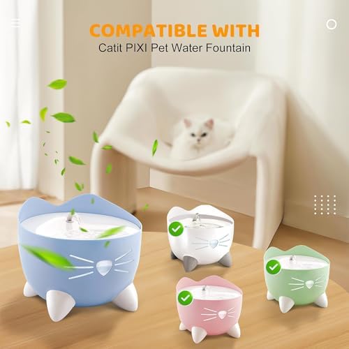 12 Pack Pet Fountain Filters for Catit PIXI Cat Drinking Fountain - Image 2