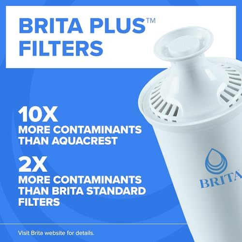 Brita Plus Replacement Water Filter, For Pitchers and Dispensers, 6 Pack - Image 2