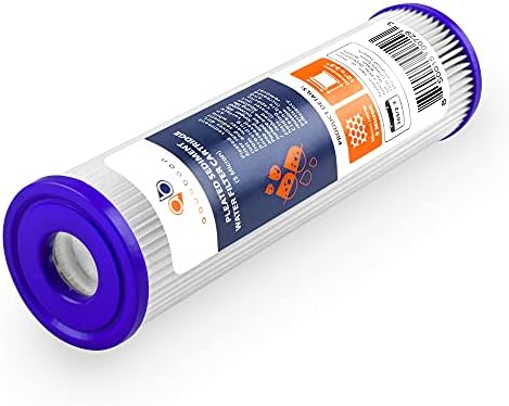 Aquaboon Pleated Sediment 5 Micron Water Filter Replacement 10 x 2.5 6-Pack - Image 6