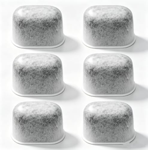 6 Pack Charcoal Water Filters for Breville Machine BWF100 by Seamaka
