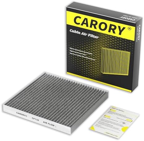 CARORY Cabin Air Filter w/Activated Carbon for Honda Accord 2003?€?2022, Civic 2006?€?2015, CR-V 2007?€?2016, Odyssey 2005?€?2017, Pilot 2009?€?2022, Ridgeline 2006?€?2025, Acura MDX 2007?€?2020, and More, CF134 by Carory