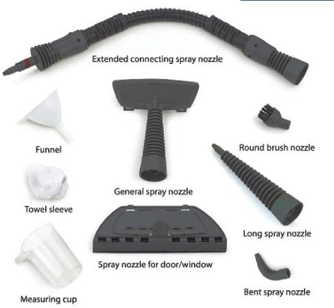 DBTech Handheld Multi-Purpose Pressurized Electric Steam Cleaner
