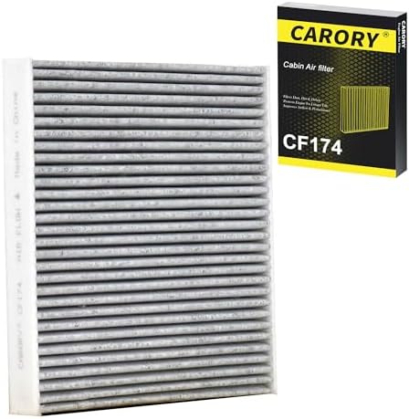 CARORY Cabin Air Filter w/Activated Carbon for Lexus IS300 (2016-2025), IS350 (2014-2025), IS250 (2014-2015), RC350 (2015-2025), GS350 (2013-2020), OE# 87139-30100, 87139-YZZ99, CF10074, CF174 by Carory