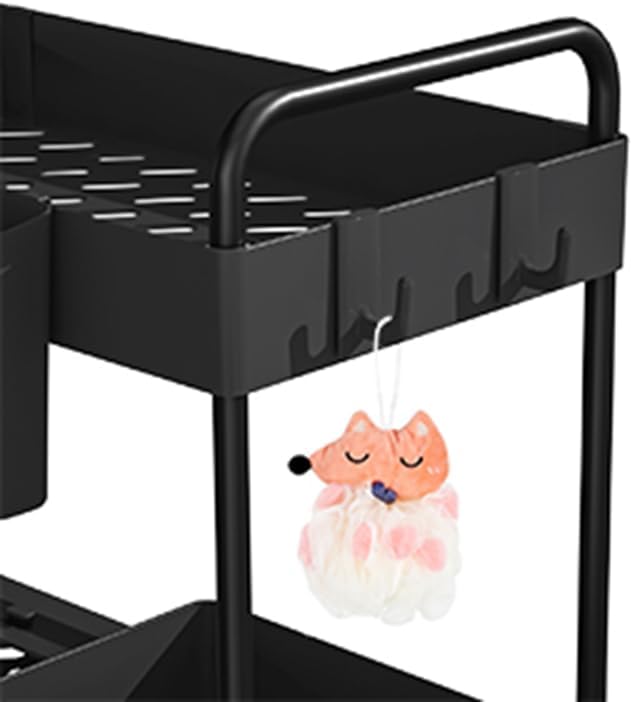 Under Over Sink Organizer and Storage, Under bins for Kitchen and Bathroom Sink Organizers and Storage Cabinet Cleaning Supplies Organizer Shelf Sliding Drawer(2 Packs)