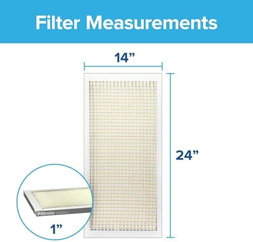 Filtrete 14x24x1 Air Filter, MERV 5, MPR 300, 6 HVAC Filters - Image 2