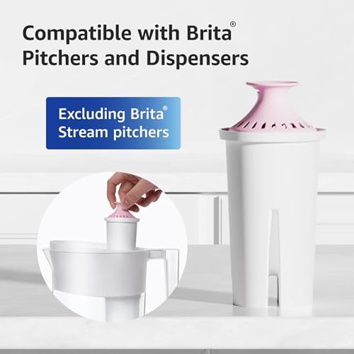 Overbest Magnesium Water Filter Replacement for Brita® Filter, 6 Pack - Image 3