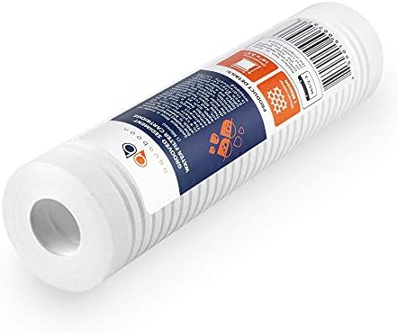 Aquaboon 1 Micron 10 x 2.5 Grooved Sediment Water Filter Replacement 4-Pack - Image 6