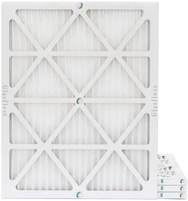 Glasfloss ZL 18x24x1 MERV 10 Air Filters for AC Furnace. 4-Pack by Glasfloss