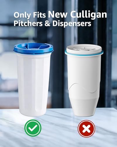 Compatible with New Culligan Pitcher Replacement Filter ZEROF01, 4 Pack - Image 3