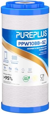 PUREPLUS String Wound Sediment Compound With Iron Reducing Filter, 1 Pack by PUREPLUS