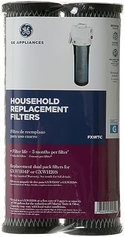 GE FXWTC Whole House Water Filter | Replacement for Water Filtration System | NSF Certified: Reduces Chlorine, Sediment, Rust & Other Impurities | Replace Every 3 Months for Best Results | 2 Filters - Image 2