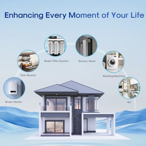 ICEPURE 5 Micron 10" x 4.5" Whole House Sediment and Iron Manganese Resin Water Filter Compatible with GE FXHTC, GXWH40L, RFC-BBSA W50PEHD Whirlpool WHKF-GD25BB GXWH35F GNWH38S Dupont WFHD13001, 2PACK - Image 7