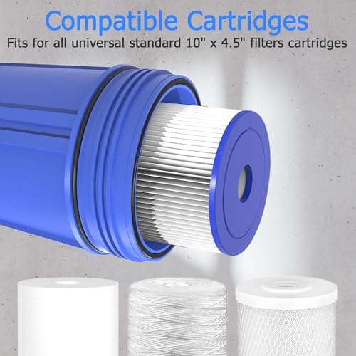 WHB10 Whole House Water Filter Housing Fit 10"x4.5" Sediment etc Filters - Image 6