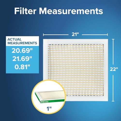 Filtrete 21x22x1 Air Filter, MERV 8, MPR 700, 6 HVAC Filters - Image 2