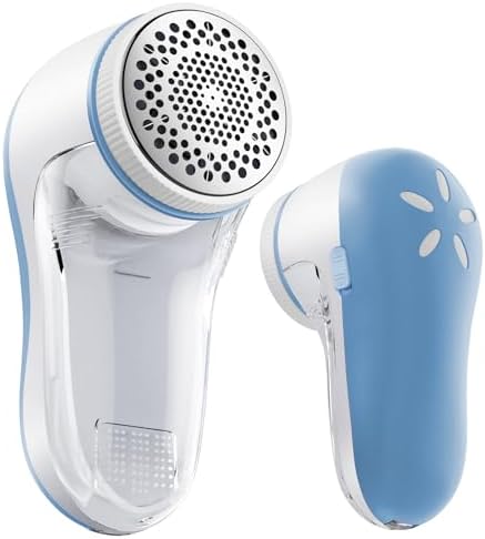 POPCHOSE Fabric Shaver, Lint Shaver with 6-Leaf Blade, Rechargeable | Lint Remover with Type-C Fast Charing Port, Sweater Defuzzer, Clothes Shaver for Couch, Furniture, Blanket, Remove Pilling by Popularchoicesfromhere