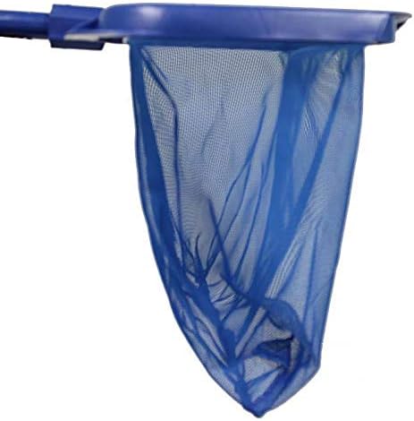 HYDROTOOLS By SWIMLINE 8040 Leaf Net For Inground Above Ground Pool Pond | Extra Large Skimmer Net Cleaning Tool & Ultra Fine Deep Mesh Bag | Durable Reinforced Plastic Frame | For Debris Bugs Pickup
