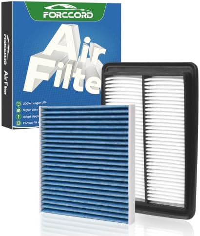 Cabin & Engine Air Filter Kit for Honda Accord 2008-2012 3.5L by Forccord