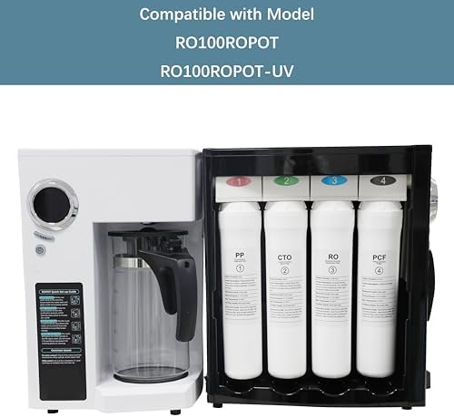 1 Year Replacement Filter Set Compatible with Bluevua RO100ROPOT RO100ROPOT-UV RO System (1 PP, 1 CTO, 1 PCF) - Image 3