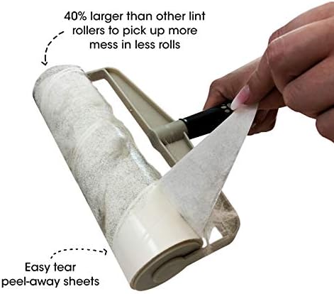 Spotty Supersize Extra Sticky, Adhesive Lint Roller Refill, Pet Cat & Dog Hair Remover for Clothes and Furniture, 60 Sheet ct - Image 2