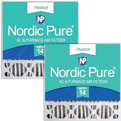 Nordic Pure 20x20x5 Honeywell/Lennox Replacement MERV 14 Air Filters 2 Pack by NordicPure