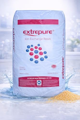 Water Softener Resin 1 Cu Ft - 32K Grain High-Capacity 7% Cross-linked by SuperiorFilters