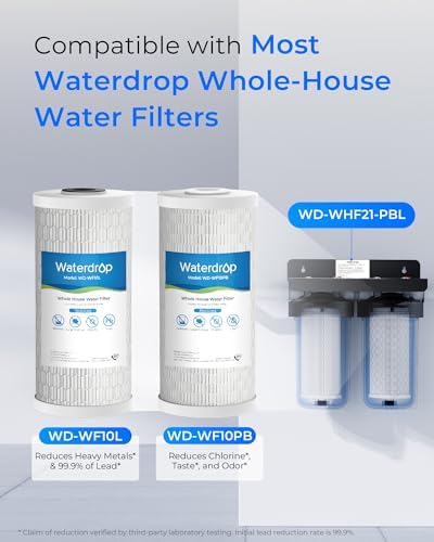 Waterdrop WF10PBL Whole House Water Filter, Compatible with WHF21-PBL - Image 2