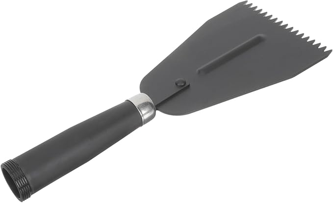 TOYANDONA Heavy Duty Manganese Steel Ice Shovel and Snow Scraper for Outdoor Winter Use, Sturdy Metal Snow Cleaning Tool with Wear-Resistant Blade for Driveway and Household Ice Removal
