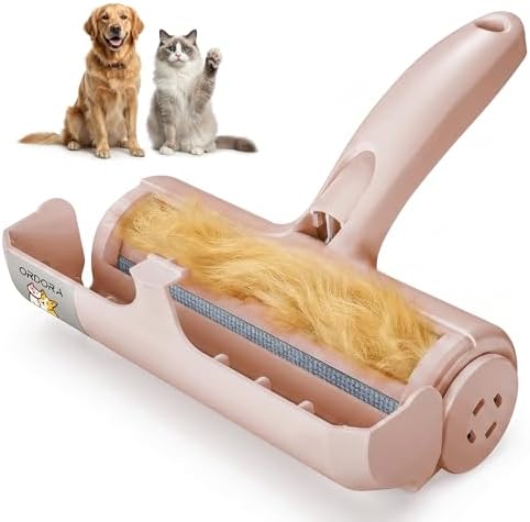 ORDORA Pet Hair Remover Roller, Reusable Lint Roller for Dog and Cat Hair | Portable Pet Hair Roller with Large Fur Bin for Couches, Bedding, Car, Rugs & Furniture, No Refills or Batteries, Pet Homes by ORDORA