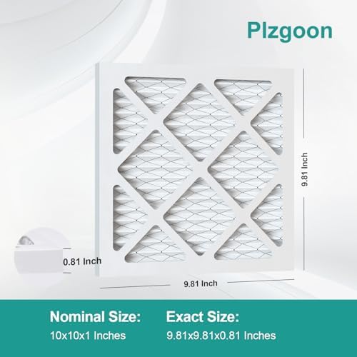 10x10x1 Air Filter MERV 8 Pleated, 4-Pack for AC & Furnace, MPR 600 - Image 2