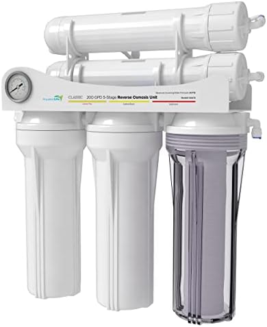 AquaticLife 5-Stage Hydroponic RO Water Filter, 200 GPD by AQUATICLIFE
