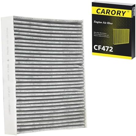 CARORY Cabin Air Filter w/Activated Carbon for BMW 320i (2013-2018), 328i (2013-2016), 330i (2017-2019), 335i (2014-2015), M2 (2016-2021), OE# 64119237554, 64119237555, CF11472, XC10010C, CF472 by Carory