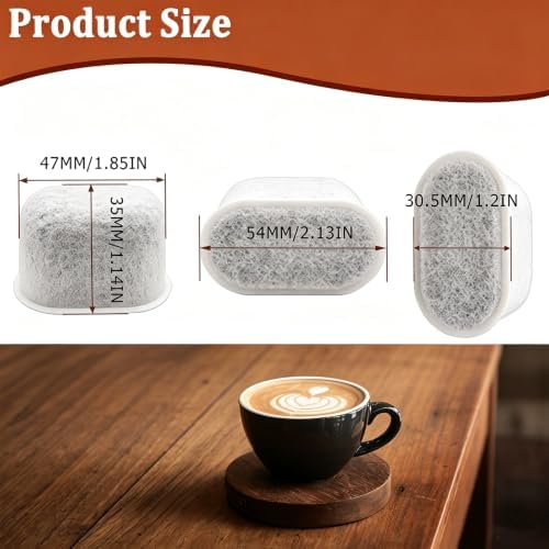 6 Pack Charcoal Water Filters for Breville Machine BWF100 - Image 2