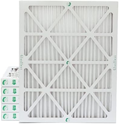 Glasfloss 18x24x2 MERV 10 AC Furnace 2" Pleated Air Filters. Box of 6 by Glasfloss