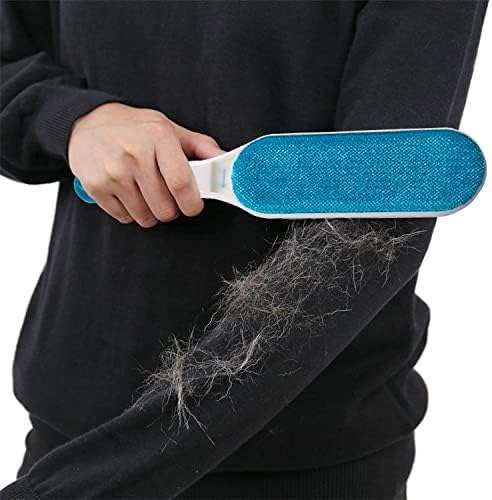 Pet Hair Remover Brush - Dog Hair Remover for Clothes - lint Brush pet Hair Remover - Reusable Fur Remover for Furniture and Clothing - Light pet Dander Remover with self Cleaning Base - Image 3