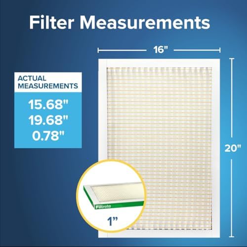 Filtrete 16x20x1 Air Filter, MERV 8, MPR 700, 6 HVAC Filters - Image 2