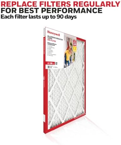 Honeywell 10x20x1 MERV 11 Allergen Reducer 11000 Electrostatic Pleated HVAC AC Furnace Air Filter (12-Pack) | Replacement Filter for Home Use | Made in USA - Image 4
