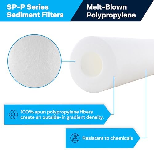 SpiroPure SP-P50 10x2.5 50 Micron Sediment Water Filter SDC-25-1050 24 Pack - Image 2