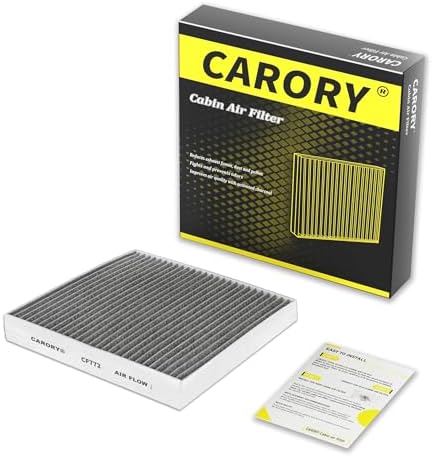 CARORY Cabin Air Filter w/Activated Carbon for Ford Bronco Sport 2021?€?2024, Escape 2020?€?2025, Explorer 2020?€?2025, Mustang Mach-E 2021?€?2024, Lincoln Aviator 2020?€?2025, Corsair 2020?€?2025 and More, CF772 by Carory