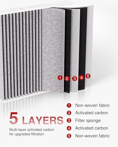 Puroma Cabin Air Filter Activated Carbon for CF11776 Nissan Infiniti JX35 - Image 3