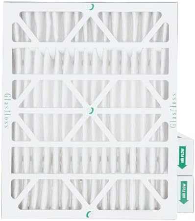 Glasfloss 16x20x4 MERV 10 AC Furnace 4" Pleated Air Filters Box of 3 by Glasfloss