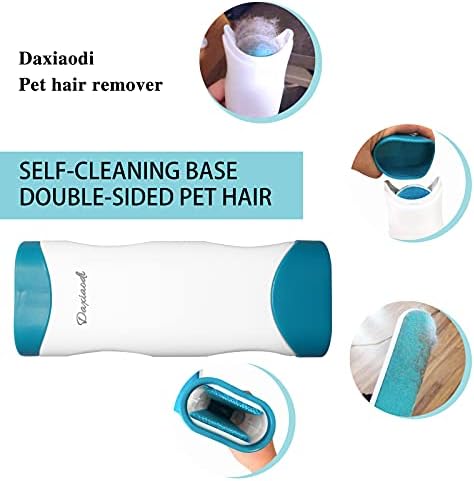 2 Pack Furniture Lint Remover Brushes, Double Sided Self Cleaning Loose Hair Catcher for Pet, Hair Cleaner for Clothes, Sofa, Carpet - Image 4