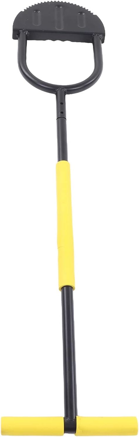 Edger Lawn Tool Safe Steel Half Moon Edger Coating Half Moon Lawn Edger with T Grip for Cleaning Edges Along Sidewalks Driveways Garden Flower Beds
